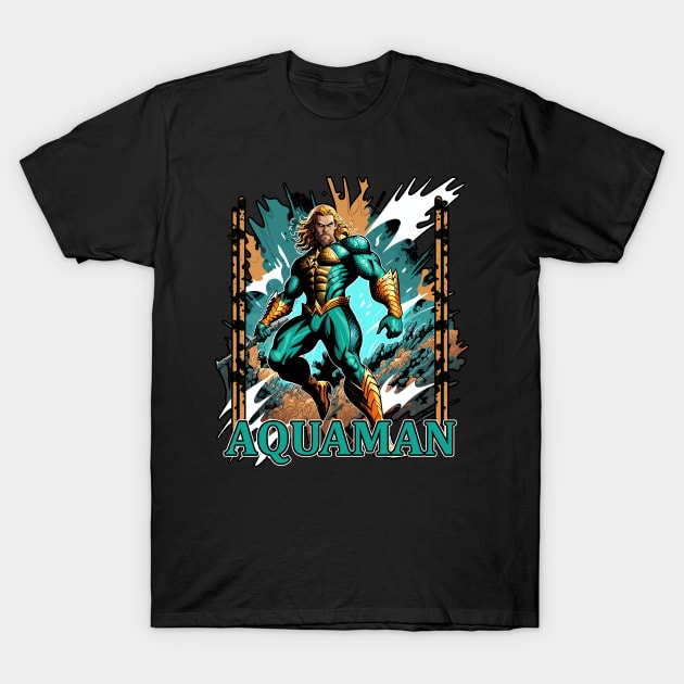 Aquaman T-Shirt by Brom Store